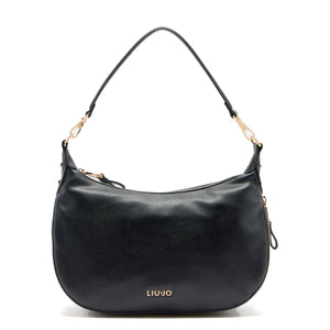 Liu Jo - Hobo Bag Media Espandibile Black - AF5133E0058 - BLACK