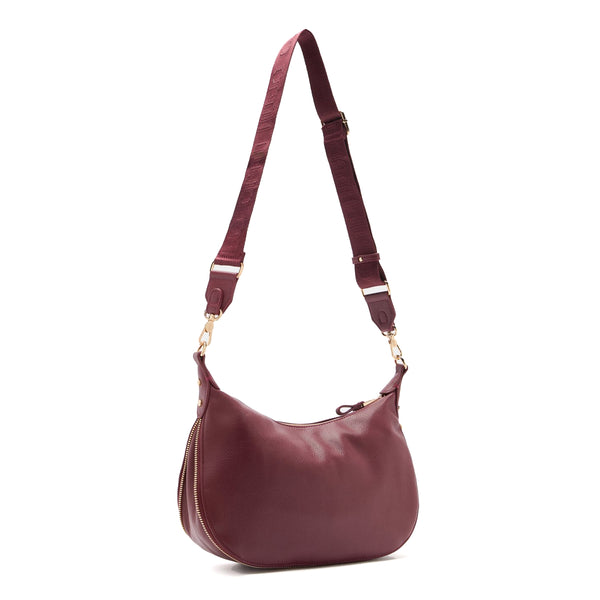 Liu Jo - Hobo Bag Media Espandibile Red Wine - AF5133E0058 - RED/WINE