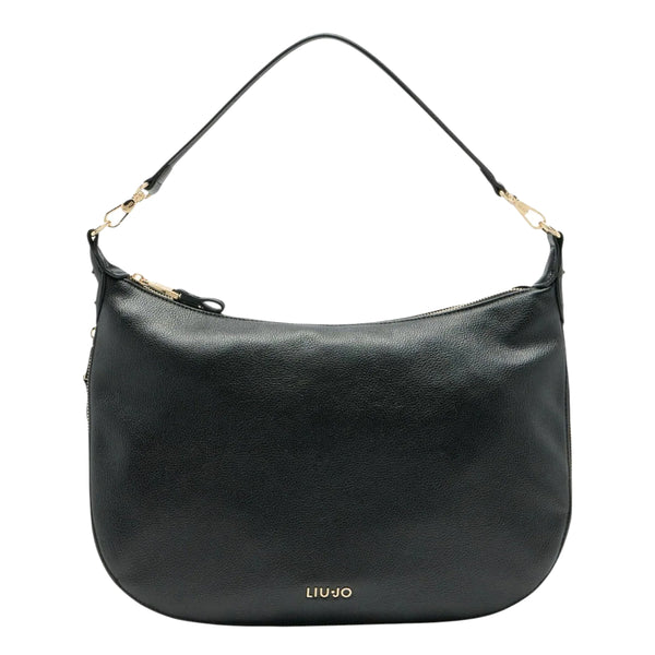 Liu Jo - Hobo Bag Grande Espandibile Black - AF5134E0058 - BLACK