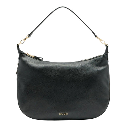 Liu Jo - Hobo Bag Grande Espandibile Black - AF5134E0058 - BLACK