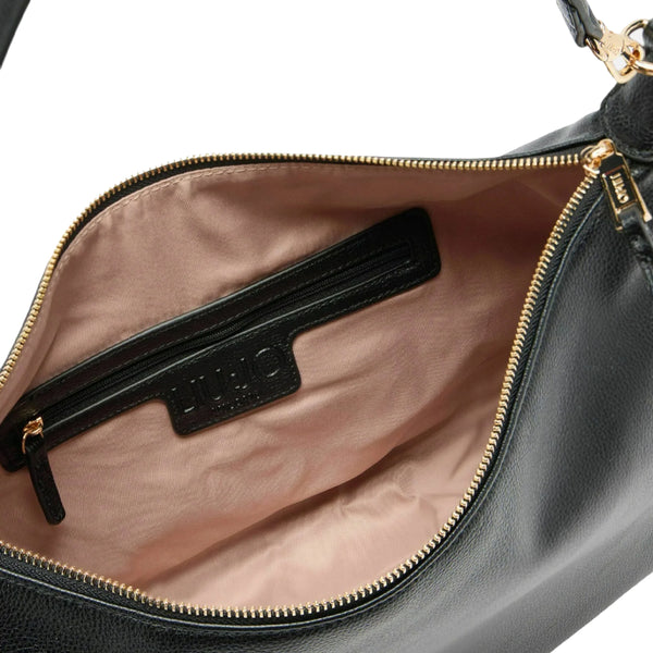 Liu Jo - Hobo Bag Grande Espandibile Black - AF5134E0058 - BLACK