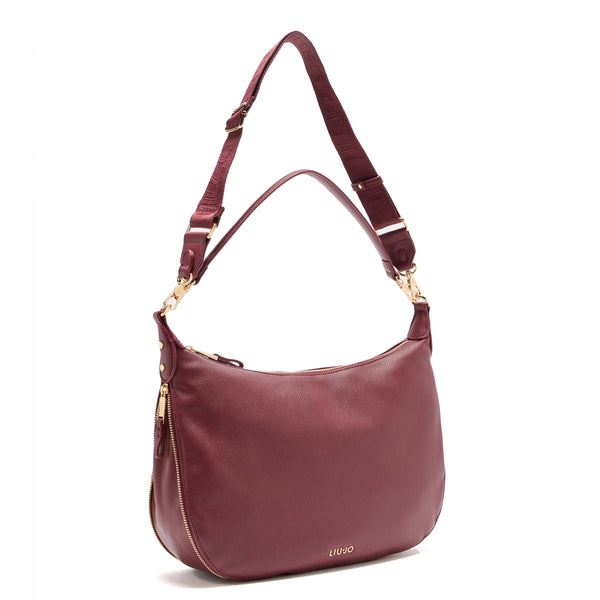 Liu Jo - Hobo Bag Grande Espandibile Red Wine - AF5134E0058 - RED/WINE