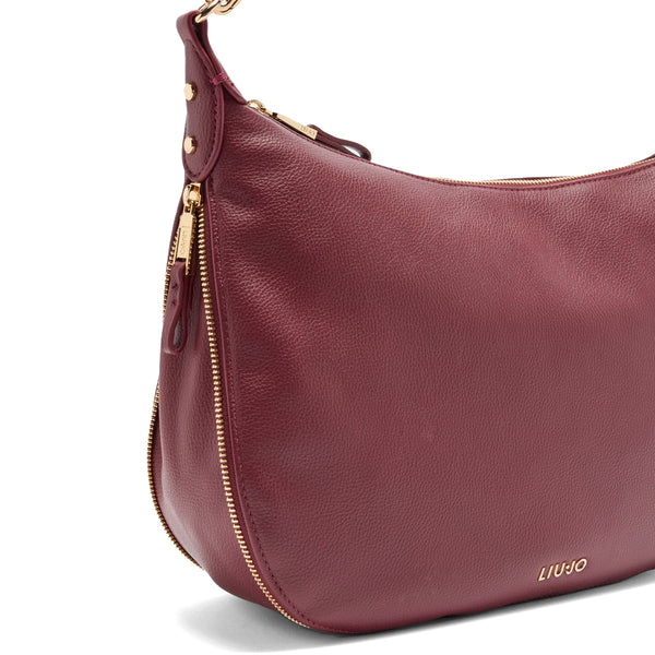 Liu Jo - Hobo Bag Grande Espandibile Red Wine - AF5134E0058 - RED/WINE
