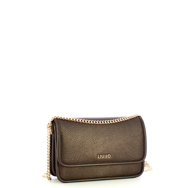 Liu Jo - Manhattan Moro Light Metal Crossbody Bag - AF5158E0027 - MORO/LIGHT/METAL