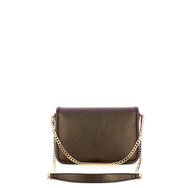 Liu Jo - Manhattan Moro Light Metal Crossbody Bag - AF5158E0027 - MORO/LIGHT/METAL