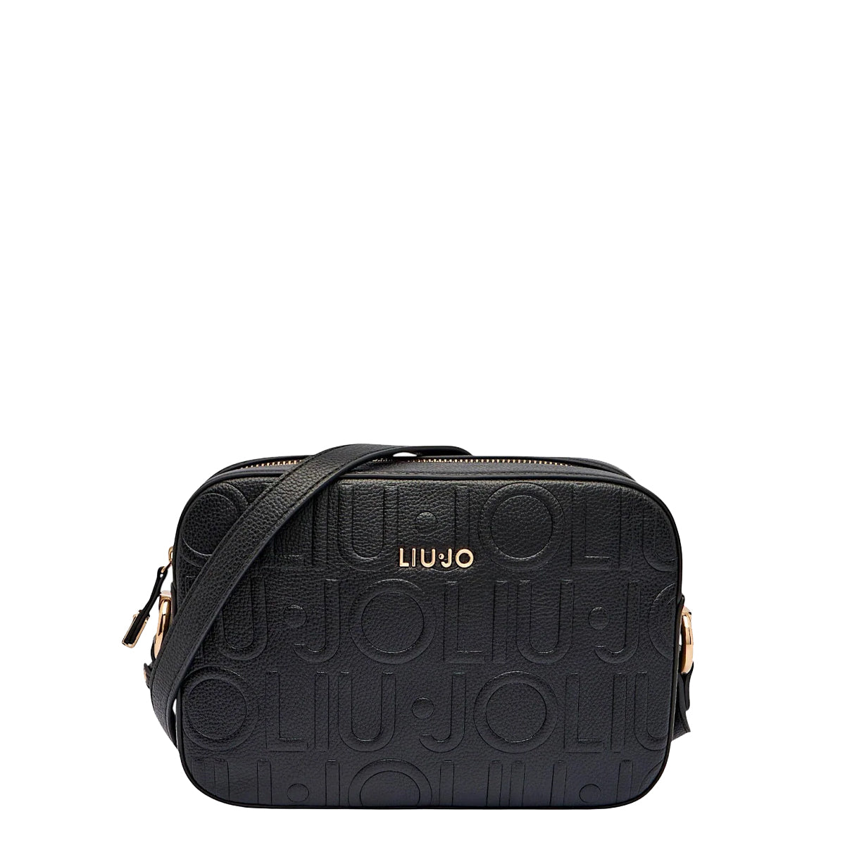 Liu Jo - Camera Bag logo embossed Black - AF5159E0538 - BLACK