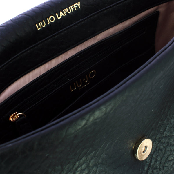 Liu Jo - LaPuffy medium Black Shoulder Bag - AF5138E0161 - BLACK