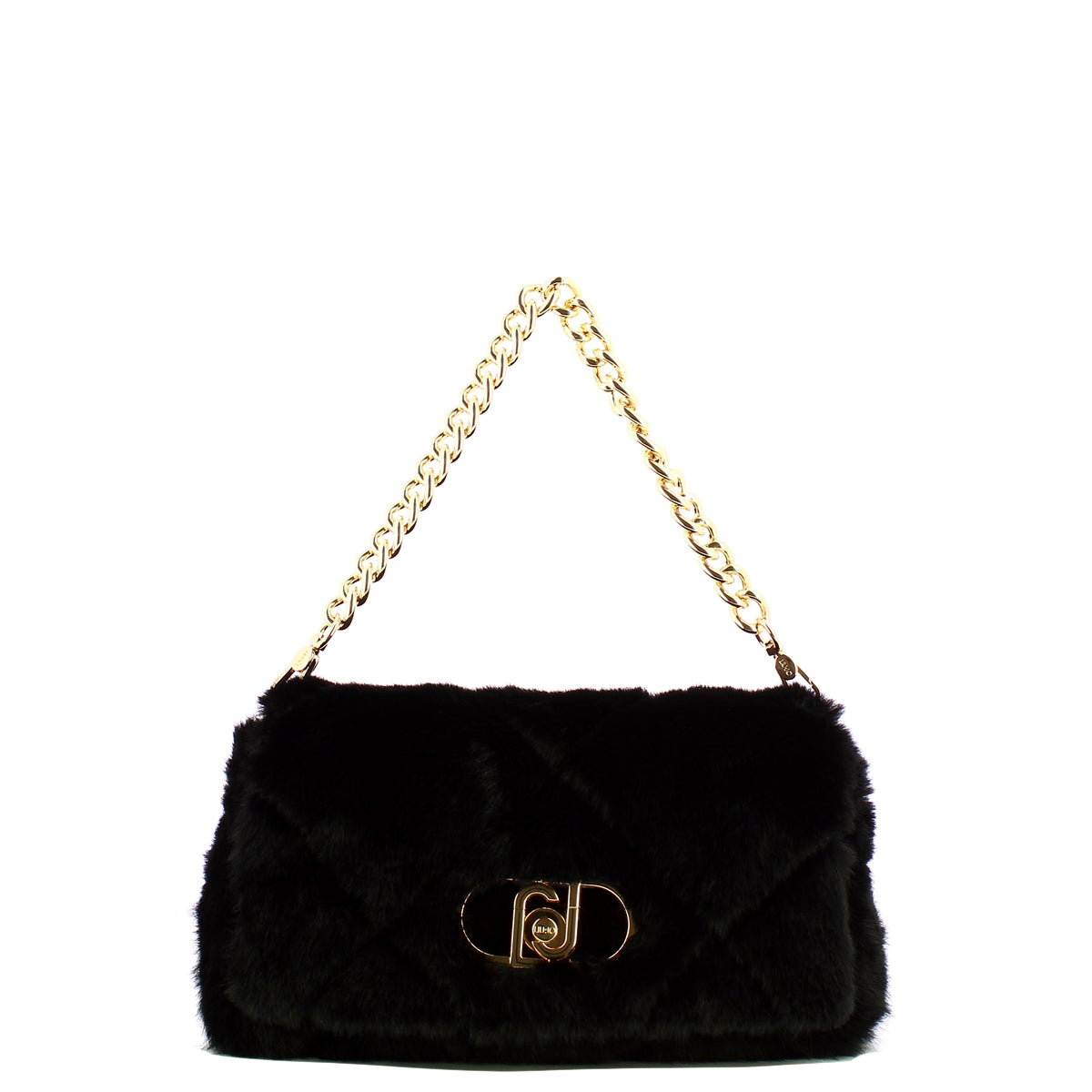 Liu Jo - LaPuffy medium Black Shoulder Bag - AF5138E0305 - BLACK