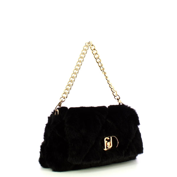 Liu Jo - LaPuffy medium Black Shoulder Bag - AF5138E0305 - BLACK