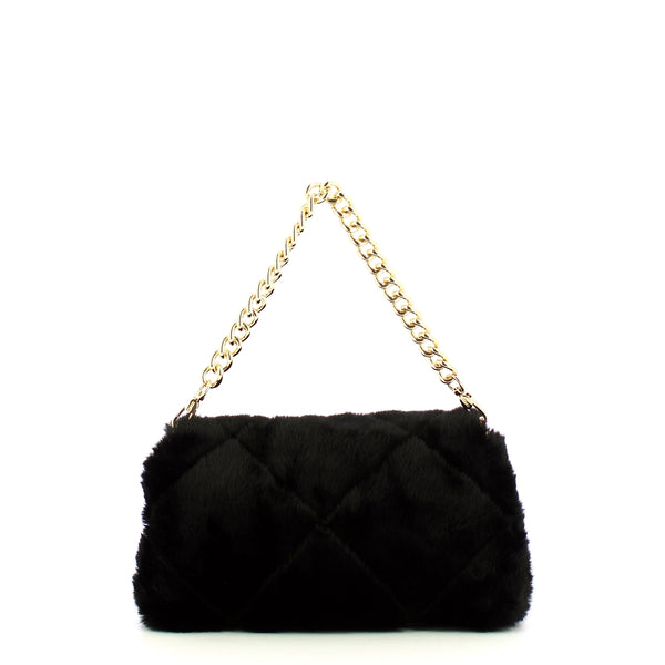 Liu Jo - LaPuffy medium Black Shoulder Bag - AF5138E0305 - BLACK