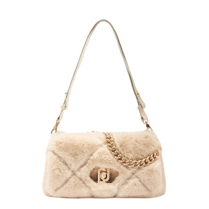 Liu Jo - LaPuffy medium Marmo Shoulder Bag - AF5138E0305 - MARMO
