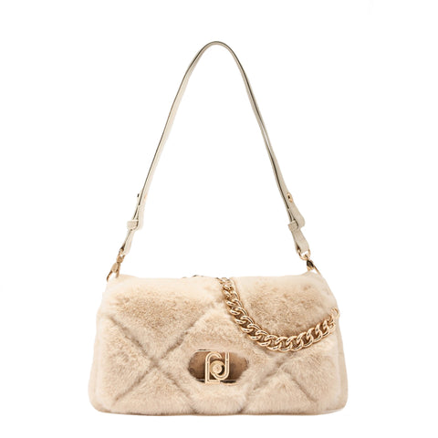Liu Jo - LaPuffy medium Marmo Shoulder Bag - AF5138E0305 - MARMO