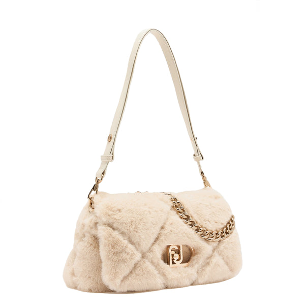 Liu Jo - LaPuffy medium Marmo Shoulder Bag - AF5138E0305 - MARMO