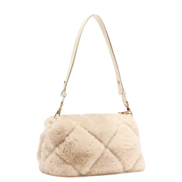 Liu Jo - LaPuffy medium Marmo Shoulder Bag - AF5138E0305 - MARMO
