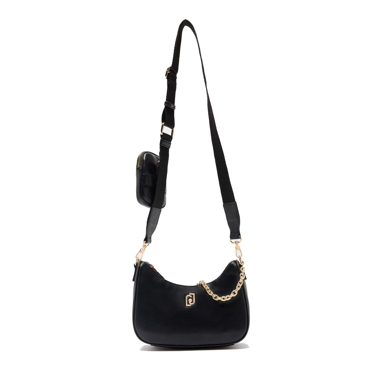 Liu Jo - Borsa a tracolla con catena Black - AF5180E0077 - BLACK