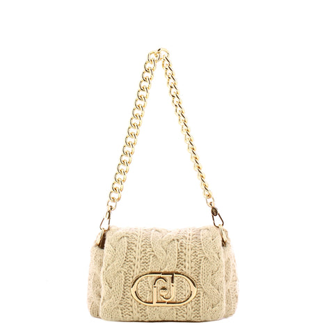 Liu Jo - Sottospalla LaPuffy Piccola in maglia Marmo - AF5269J0001 - MARMO