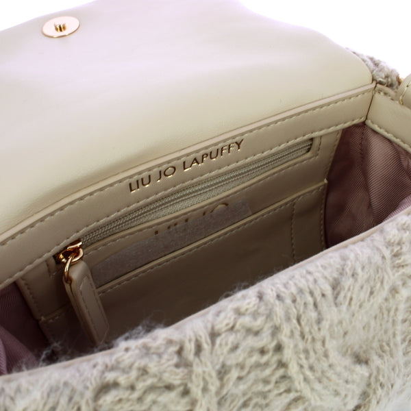 Liu Jo - Sottospalla LaPuffy Piccola in maglia Marmo - AF5269J0001 - MARMO