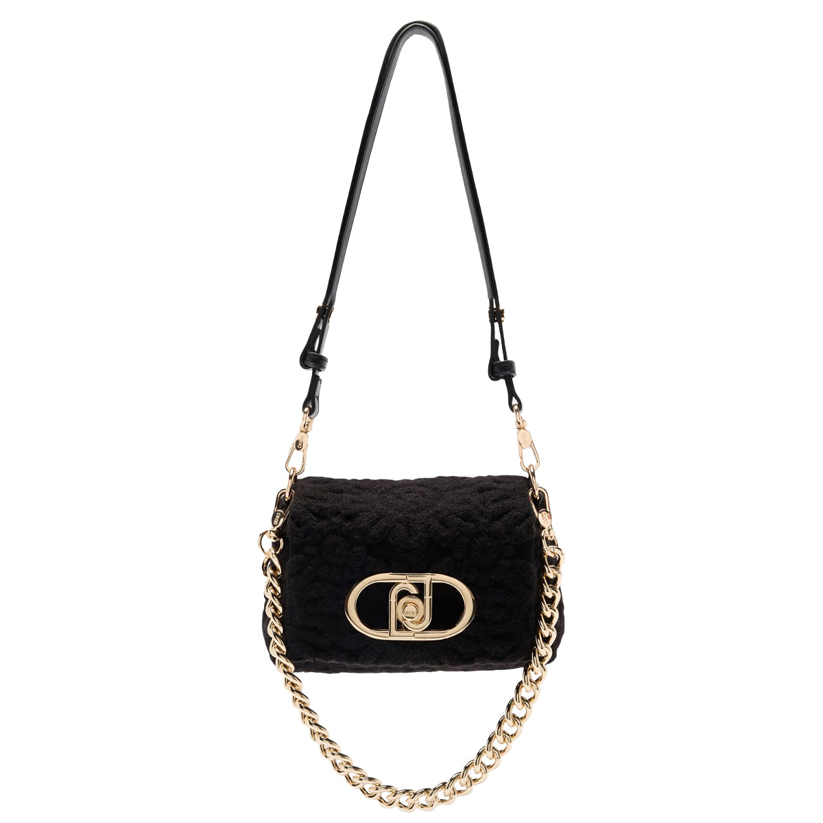 Liu Jo - Sottospalla LaPuffy Piccola con ricamo Black - AF5269J0417 - BLACK