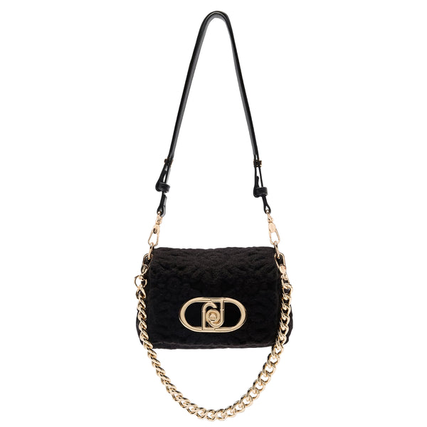 Liu Jo - Sottospalla LaPuffy Piccola con ricamo Black - AF5269J0417 - BLACK