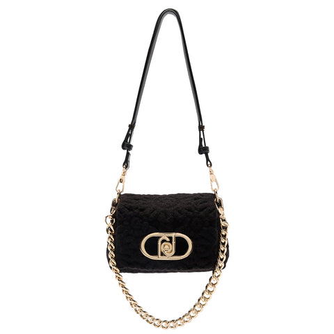 Liu Jo - Sottospalla LaPuffy Piccola con ricamo Black - AF5269J0417 - BLACK