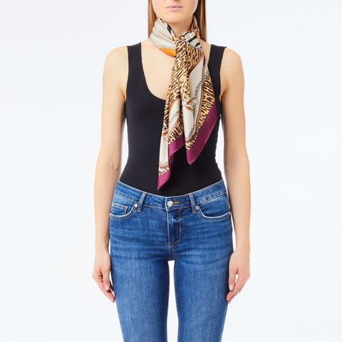 Liu Jo - Foulard Ribbon Naturale - 2F5084T0300 - RIBBON/NATURALE