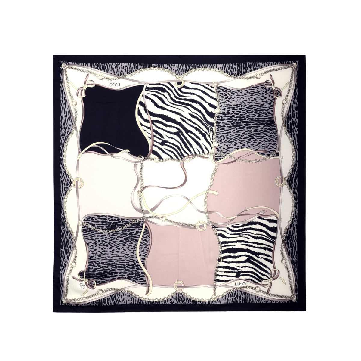 Liu Jo - Foulard Ribbon Nero - 2F5084T0300 - RIBBON/NERO