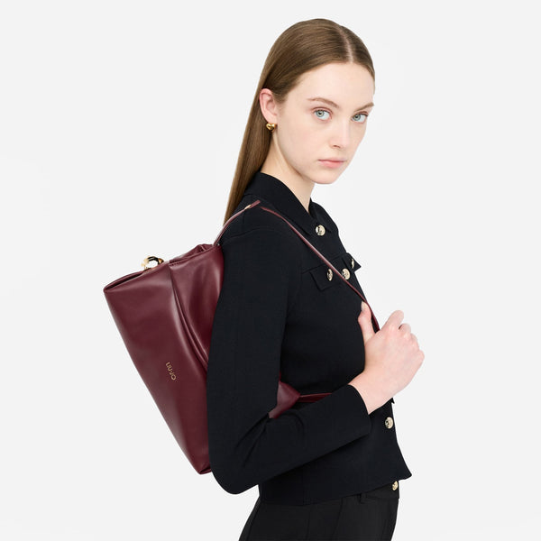 Liu Jo - Borsa a spalla Hobo Red Wine - AF5097E0077 - RED/WINE