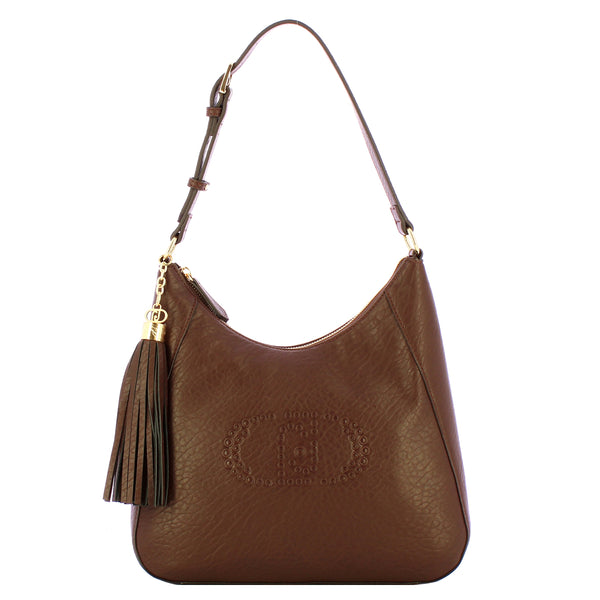 Liu Jo - Hobo Bag con nappina Moro Light - AF5119E0161 - MORO/LIGHT