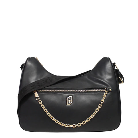 Liu Jo - Borsa a tracolla Media con catena Black - AF5322E0077 - BLACK