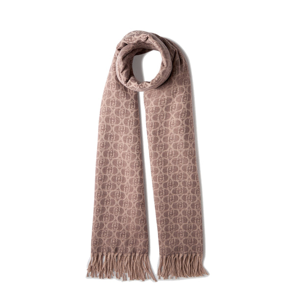 Liu Jo - Stola logo monogram Desert Taupe - 2F5018T0300 - DESERT/TAUPE
