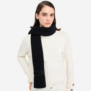 Liu Jo - Sciarpa con logo Black - 2F5056M0300 - BLACK