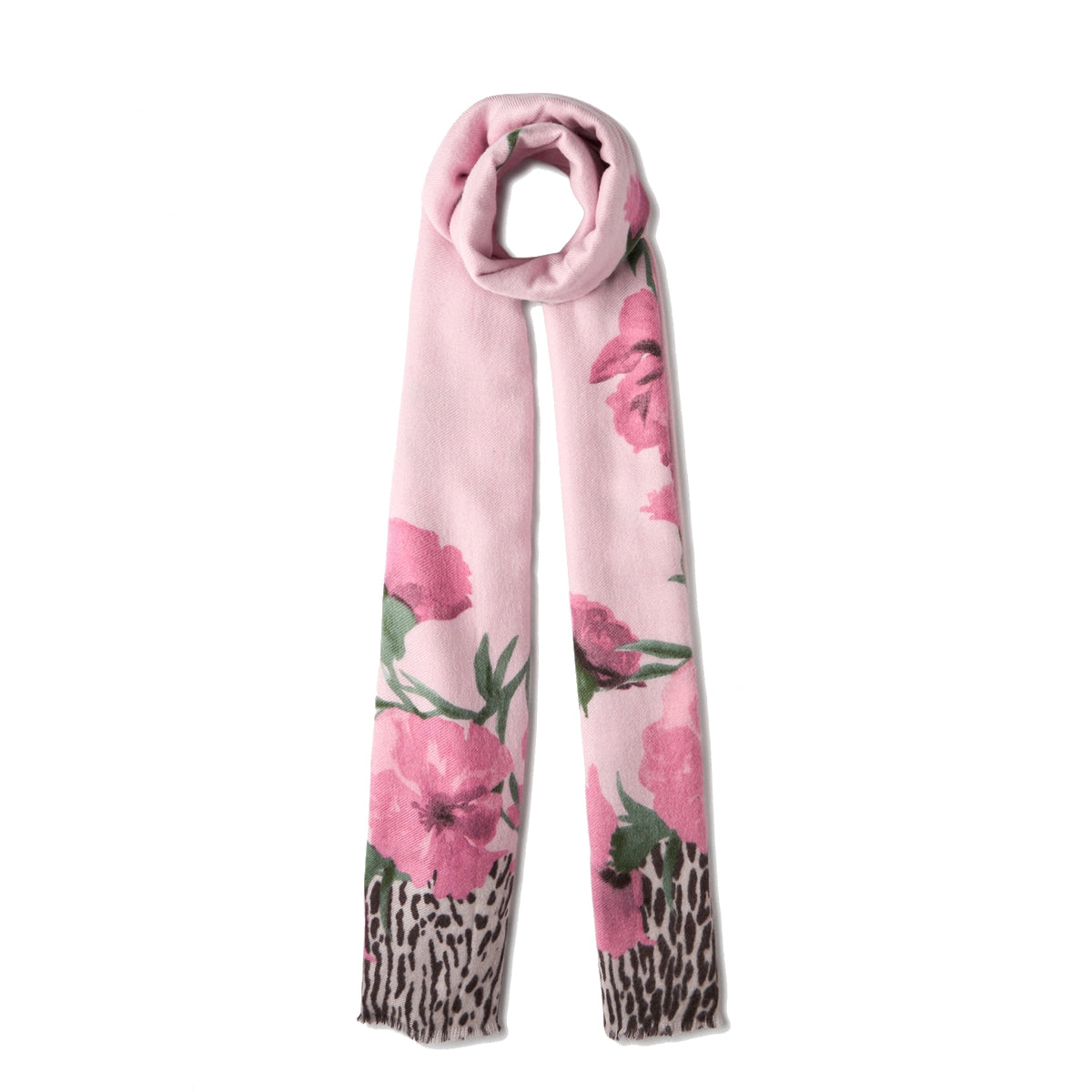 Liu Jo - Stola stampa animalier floreale Fragrant Lilac - 2F5077T0300 - FRAGRANT/LILAC