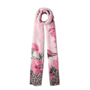 Liu Jo - Stola stampa animalier floreale Fragrant Lilac - 2F5077T0300 - FRAGRANT/LILAC