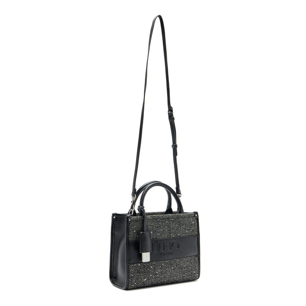 Liu Jo - Borsa a mano Piccola Tweed Black - AF5192T9112 - BLACK