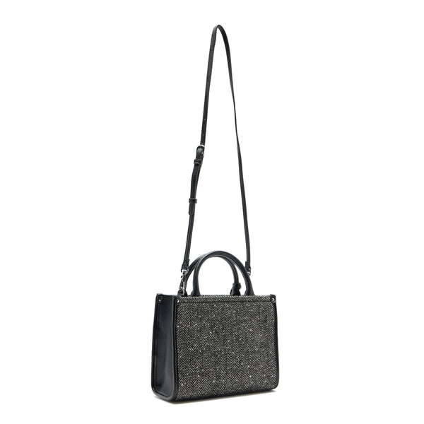 Liu Jo - Borsa a mano Piccola Tweed Black - AF5192T9112 - BLACK