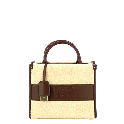 Liu Jo - Borsa a mano Piccola teddy Moro Light - AF5192E0692 - MORO/LIGHT