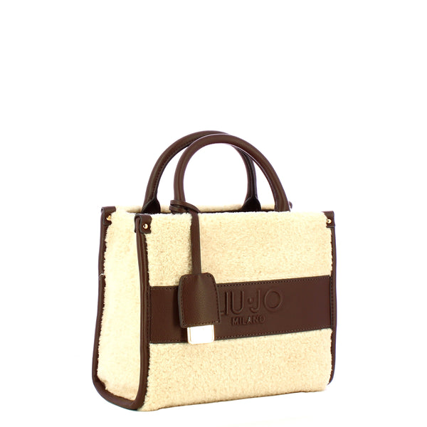 Liu Jo - Borsa a mano Piccola teddy Moro Light - AF5192E0692 - MORO/LIGHT