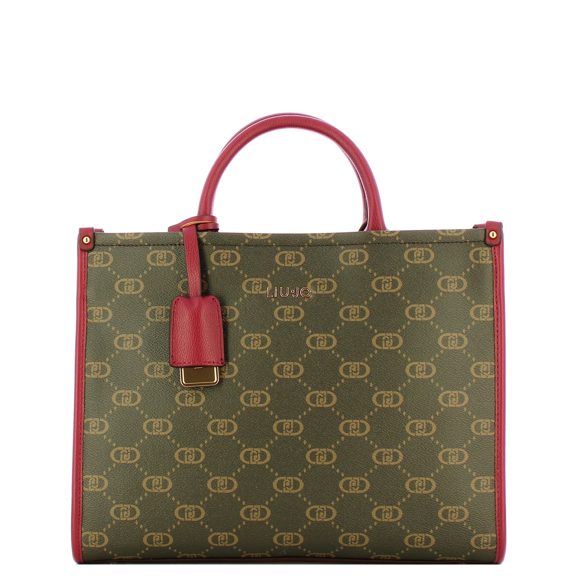 Liu Jo - Borsa a mano Media Monogram Red Wine - AF5206E0668 - RED/WINE
