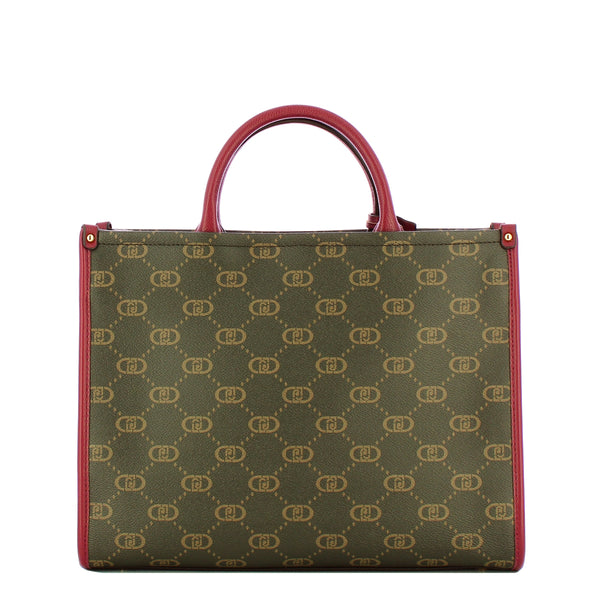 Liu Jo - Borsa a mano Media Monogram Red Wine - AF5206E0668 - RED/WINE