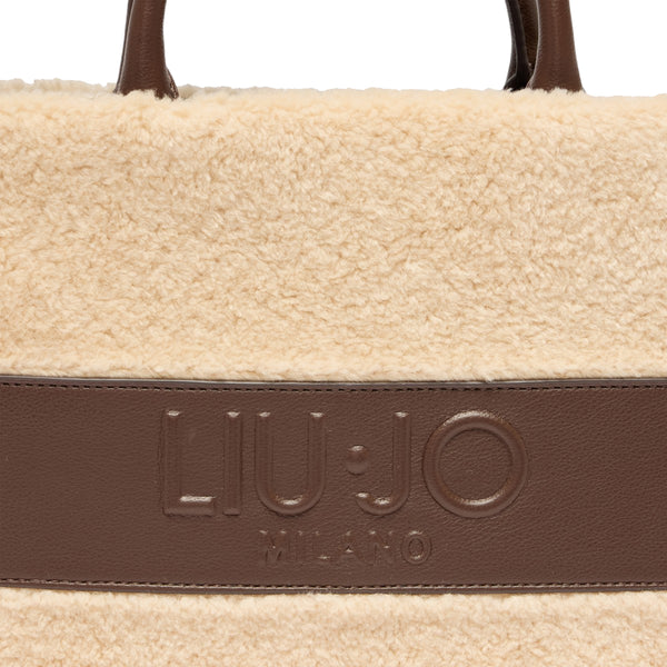 Liu Jo - Borsa a mano Media teddy Moro Light - AF5206E0692 - MORO/LIGHT
