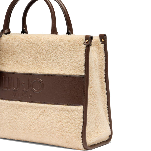 Liu Jo - Borsa a mano Media teddy Moro Light - AF5206E0692 - MORO/LIGHT