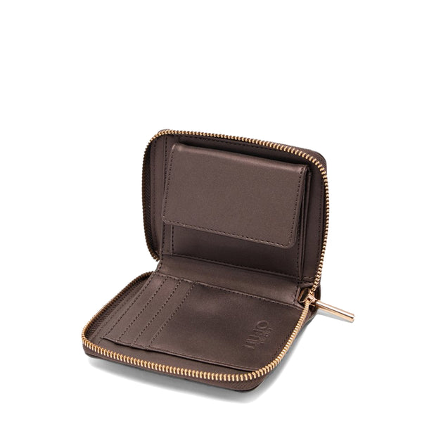 Liu Jo - Portafoglio Zip Around Piccolo Moro Light Metal - AF5156E0027 - MORO/LIGHT/METAL