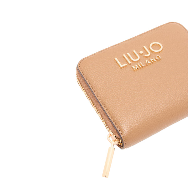 Liu Jo - Zip Around small Suede Wallet - AF5156E0058 - SUEDE
