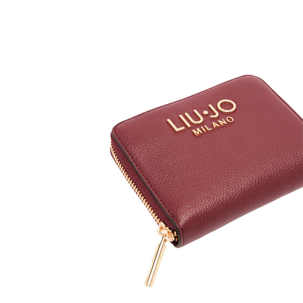 Liu Jo - Zip Around small Red Wine Wallet - AF5156E0058 - RED/WINE