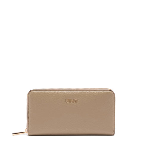 Liu Jo - Portafoglio Zip Around Grande Desert Taupe - AF5170E0027 - DESERT/TAUPE