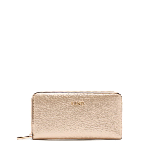 Liu Jo - Portafoglio Zip Around Grande Light Gold - AF5170E0027 - LIGHT/GOLD
