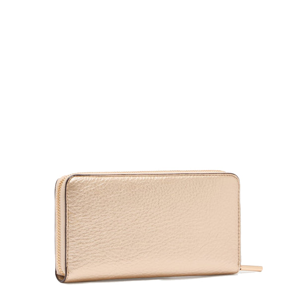 Liu Jo - Portafoglio Zip Around Grande Light Gold - AF5170E0027 - LIGHT/GOLD