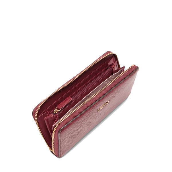 Liu Jo - Portafoglio Zip Around Grande Red Wine - AF5170E0027 - RED/WINE