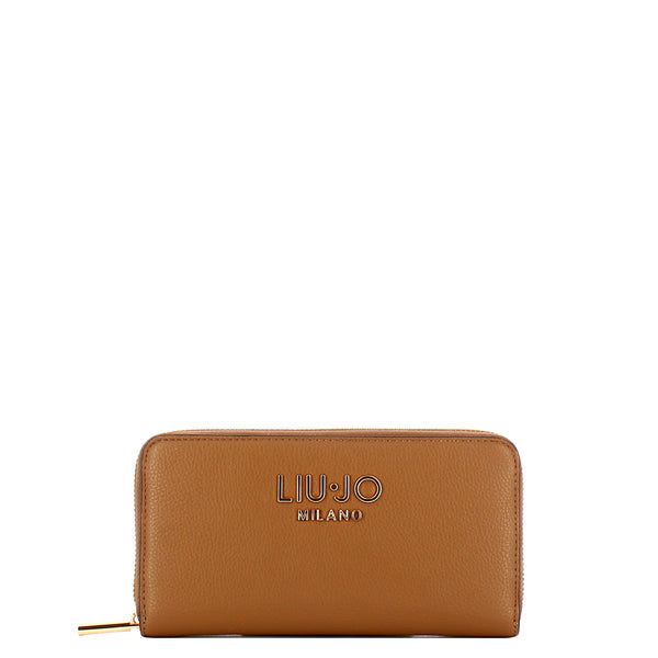 Liu Jo - Zip Around large Suede Wallet - AF5170E0058 - SUEDE