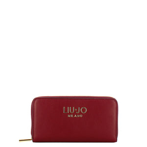 Liu Jo - Zip Around large Red Wine Wallet - AF5170E0058 - RED/WINE